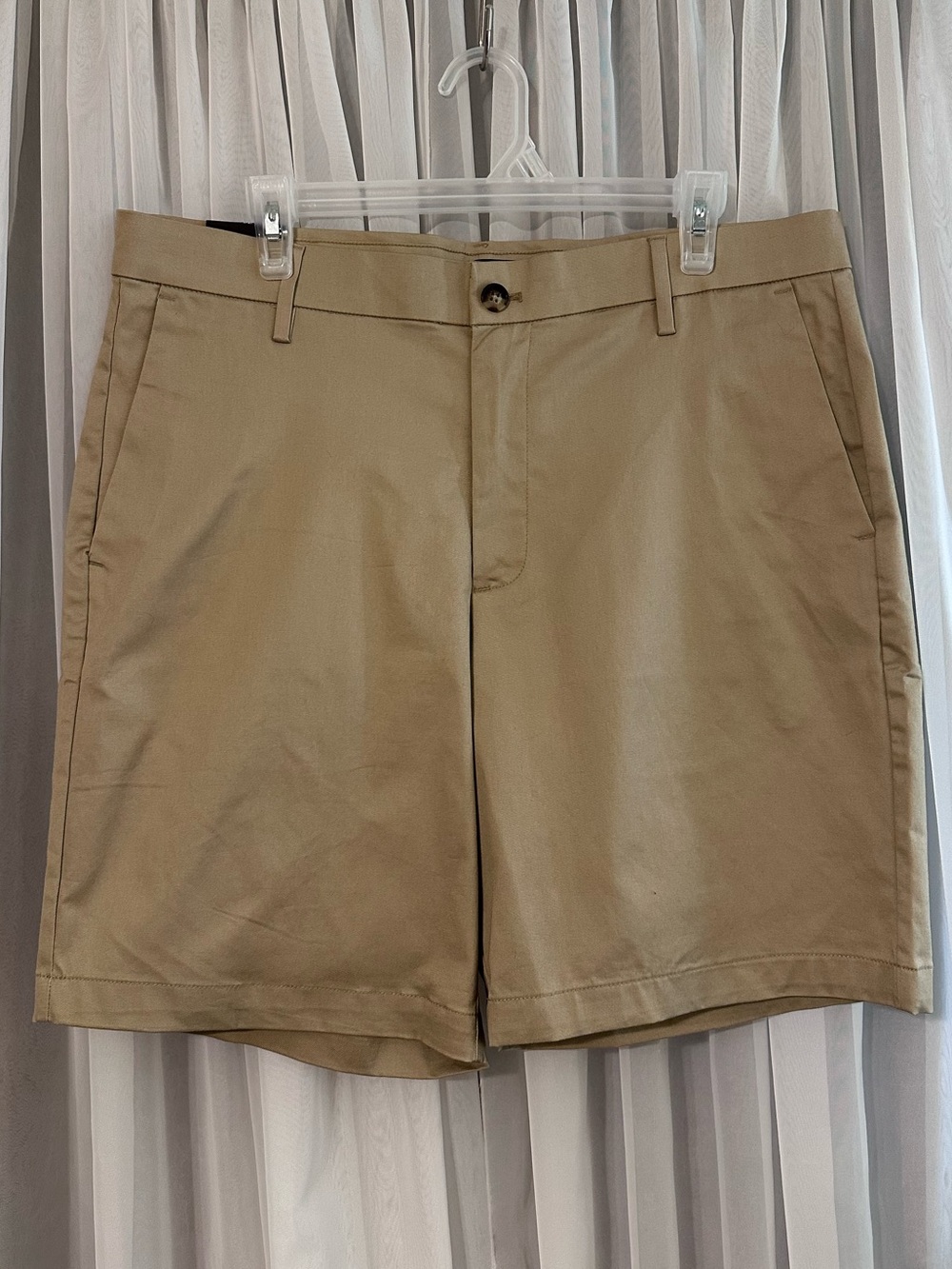 Banana Republic Khaki Stretch Chino Shorts Size 36